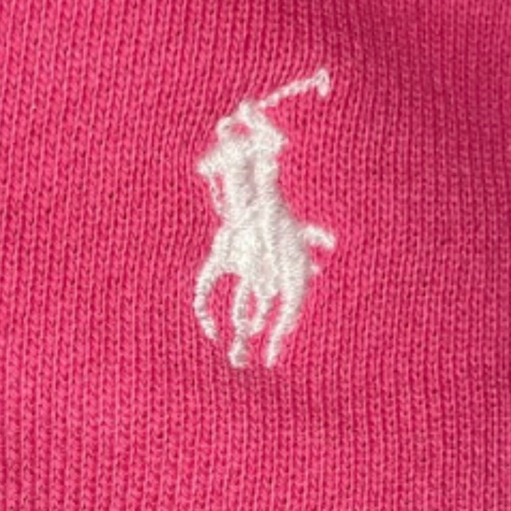 Ralph Lauren Polo Baby Girl Pink Zip Up Sweater 9M - Picture 4 of 6